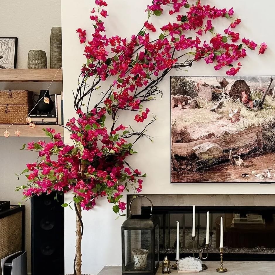Artificial Silk Bougainvillea Branches – Fushia Mix