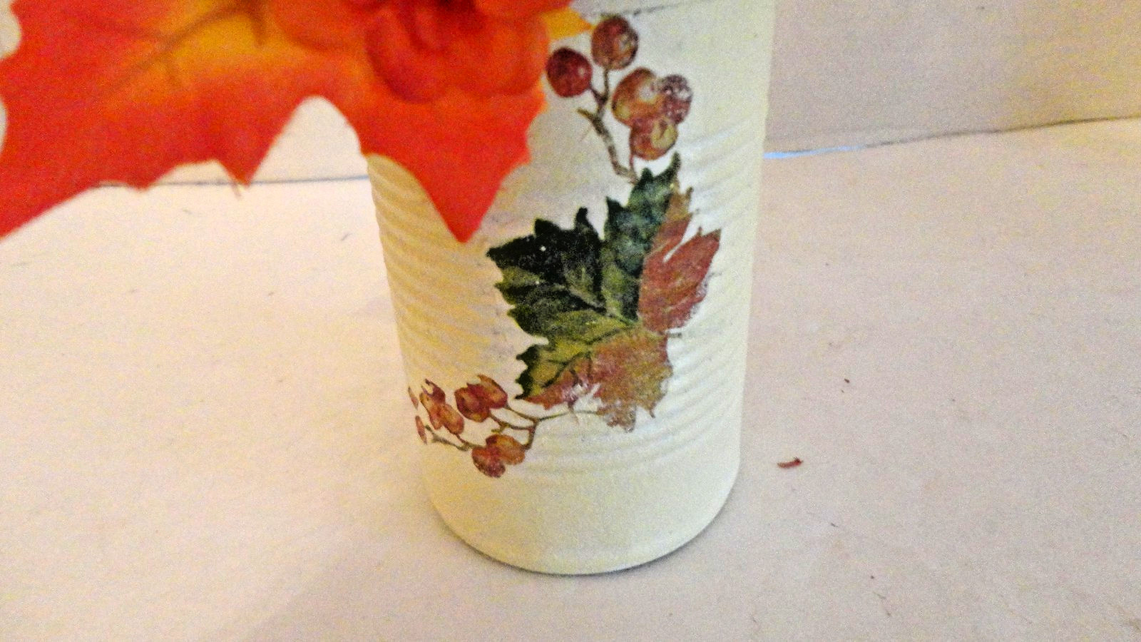 Autumn Floral Arrangement~ Thanksgiving~Tabletop 11 inches Handmade