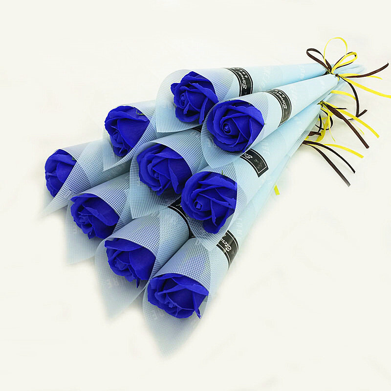 Artificial Flowers Silk Roses Thanksgiving Day Bouquet Gift Party Home Wedding