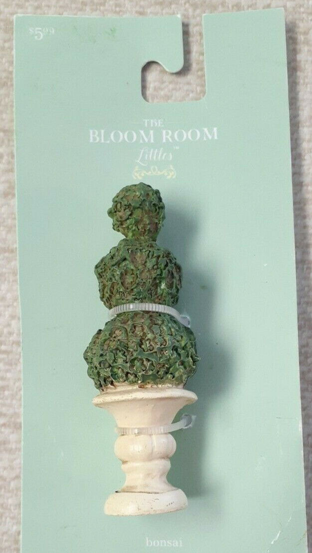The Bloom Room Littles Bonsai Tree In Pot *Fairy/Gnome Garden Decor 3.5″ Resin