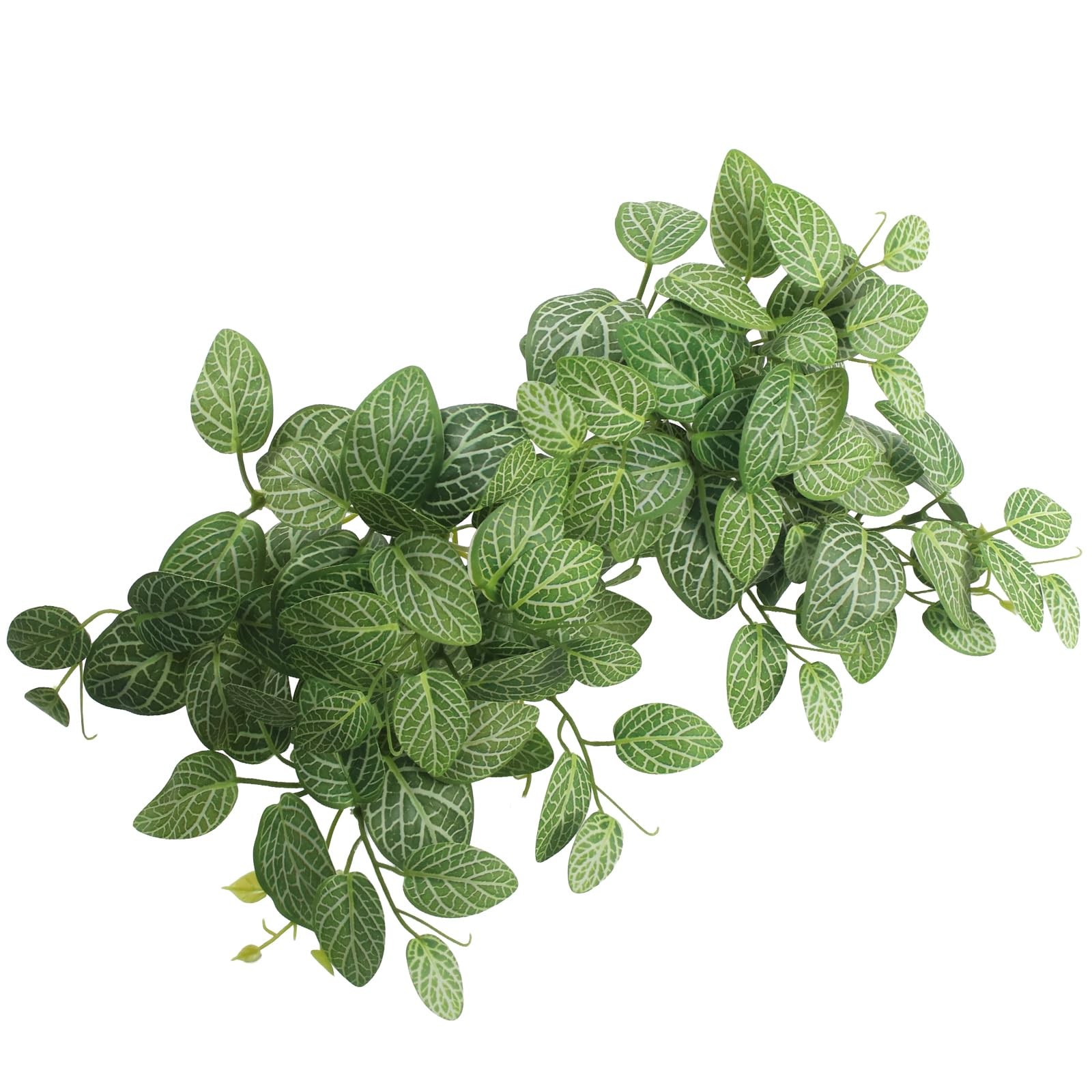 2 Pcs Small Artificial Green Plants, Indoor Fake Greenery Plants Table DIY Fa…