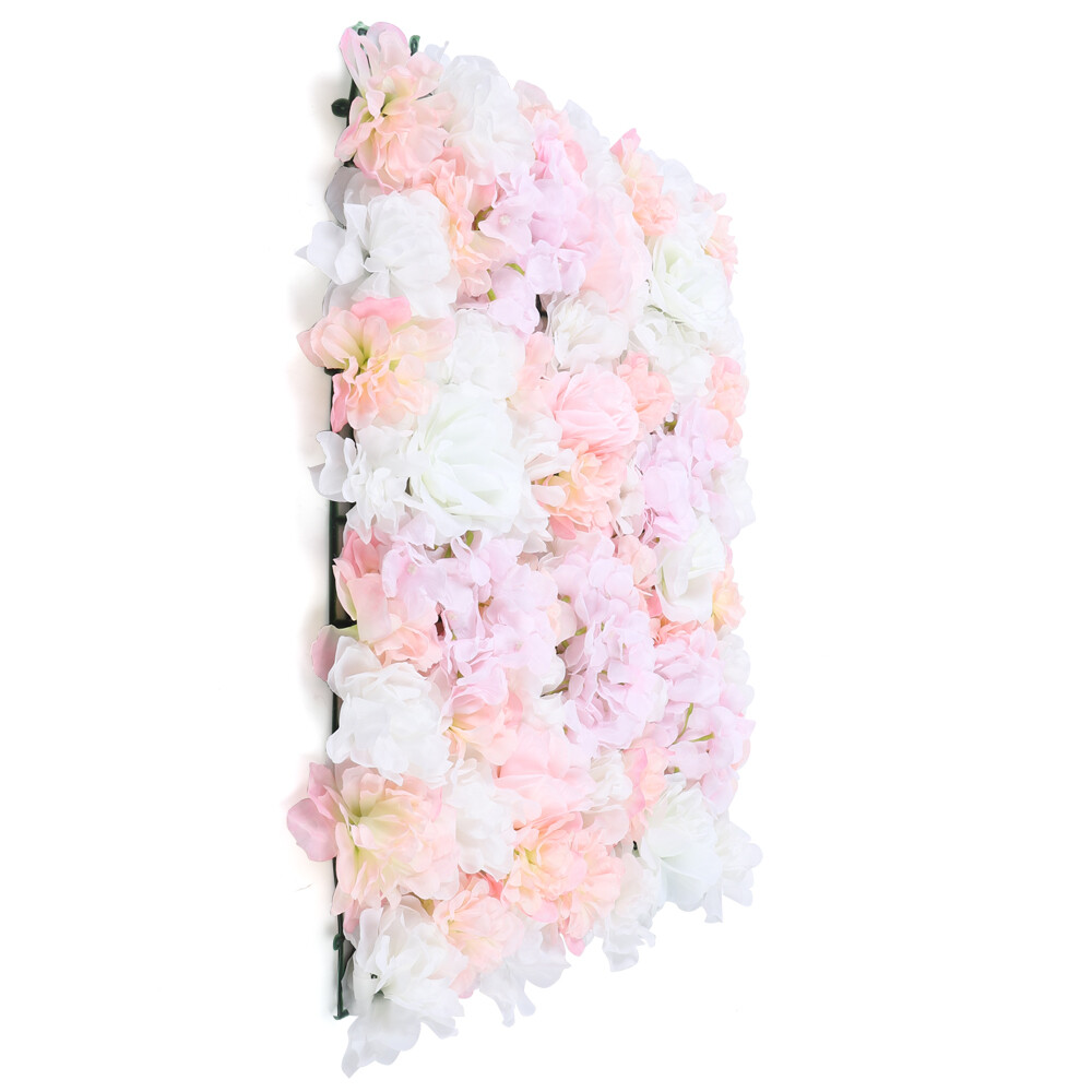 60x40cm Silk Rose Artificial Flower Wall Panel Wedding Party Backdrop Decoration