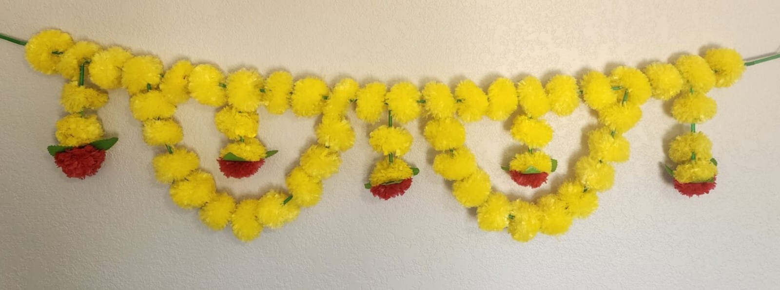 Artificial Flower Garlands, Jumka & Toran For Indian Festival Navratri & Diwali