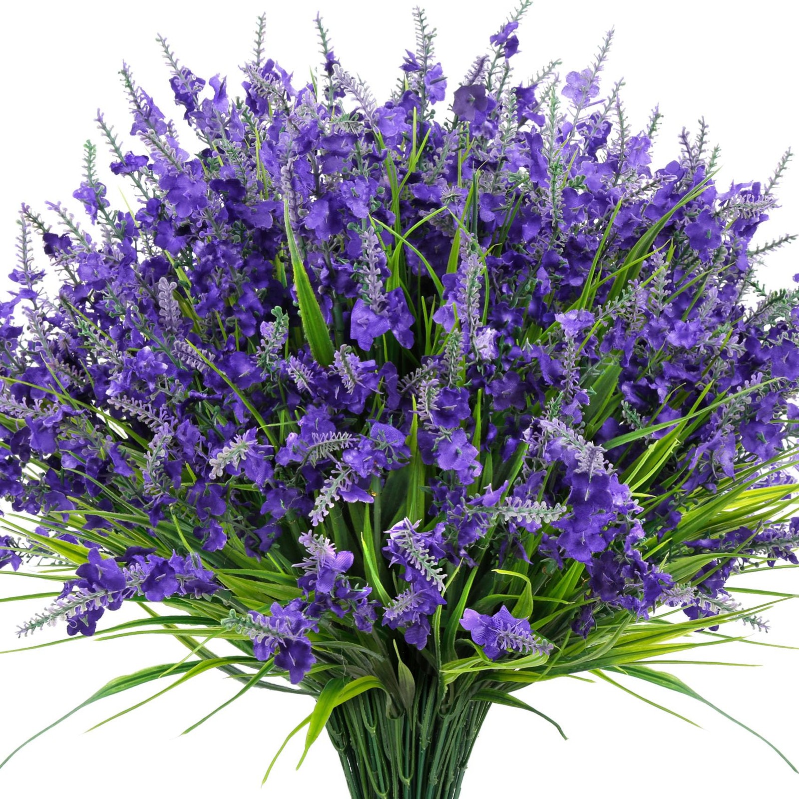 20 Bundles Artificial Lavender Flowers for Outdoors Silk Flowers Faux Plants …