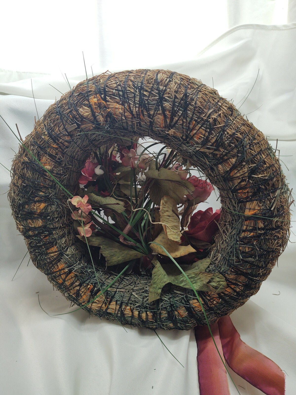 Floral Wreath Spring Summer Fall Door Wall Decoration
