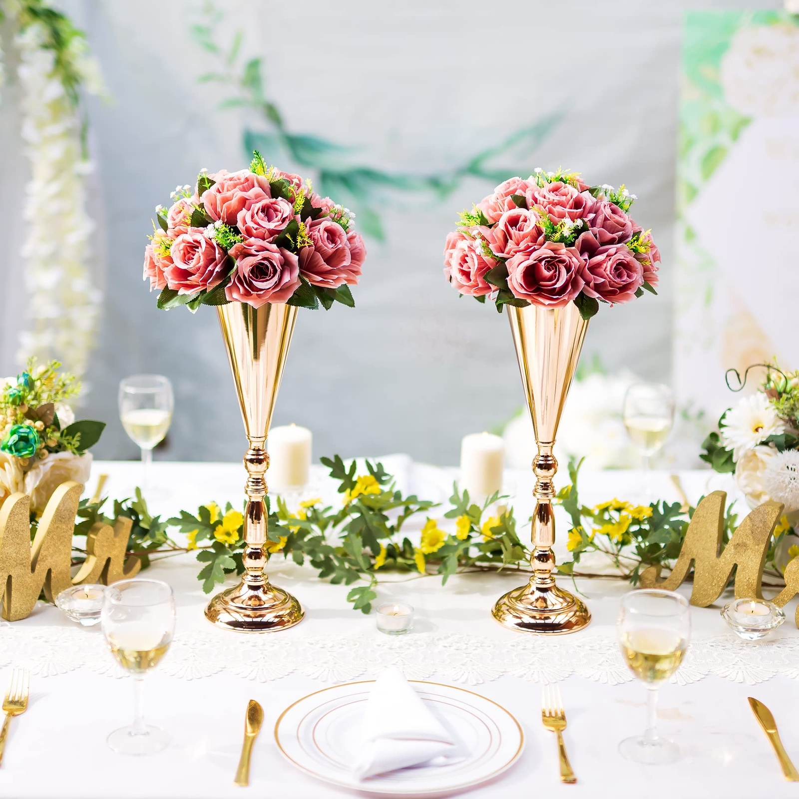 Flower Balls for Centerpieces – 6 Pcs Rose Balls Artificial Flowers, Dusty Ro…
