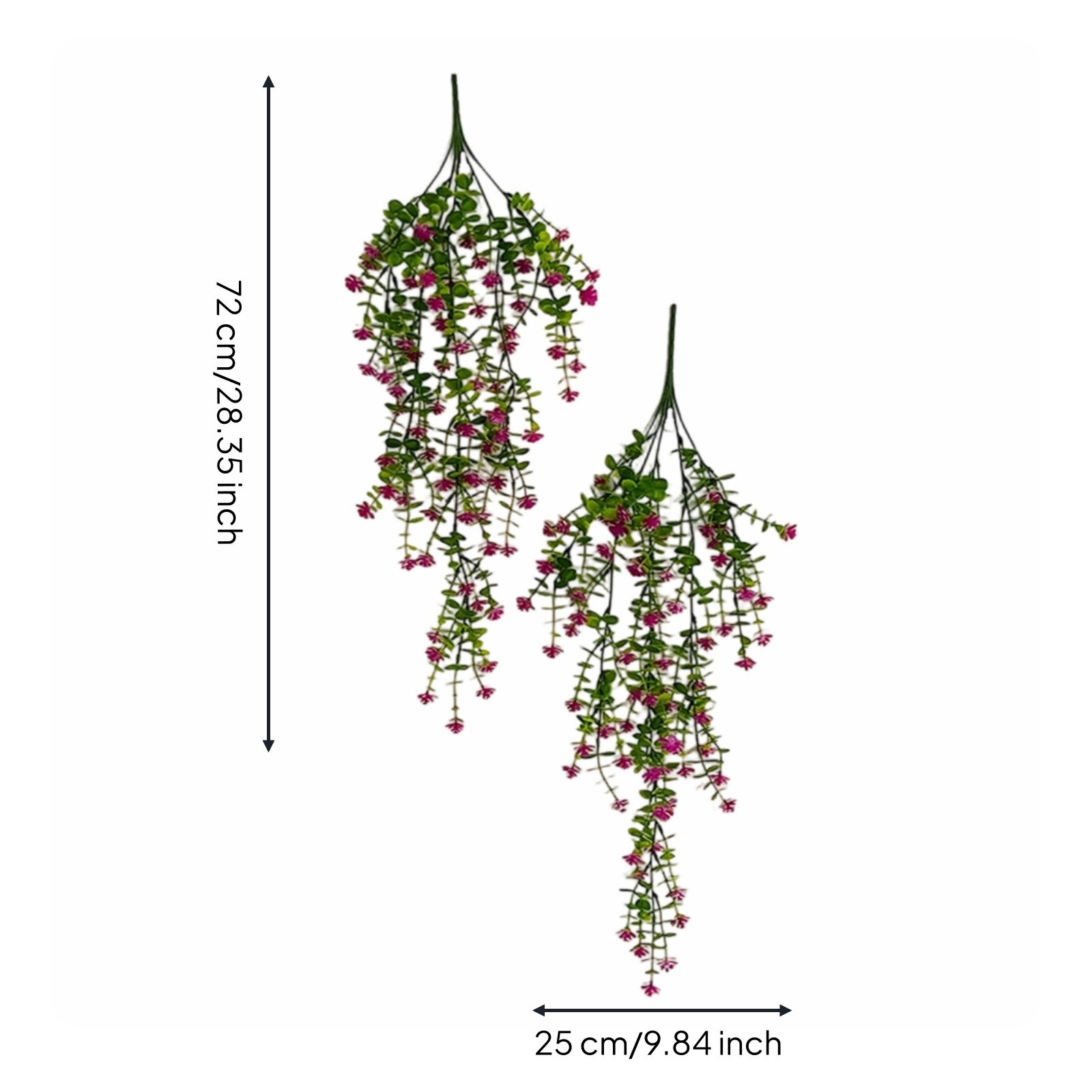Hanging Flower Trailing Greenery Realistic Appearance Artificial Eucalyptus