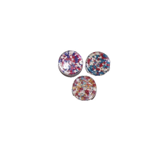 3 NEW 3 OZ jar Patriotic BEAD&STAR July 4TH Table Scatter Vase Fill sterT