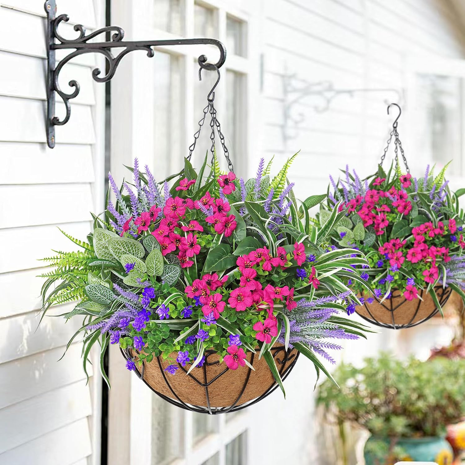 20 UV Resistant Artificial Plants – Faux Greenery for Outdoor Decor
