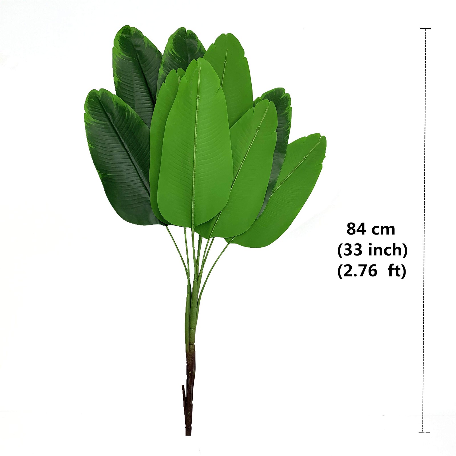 Artificial Banana Tree 30 Inch Tropical Faux Palm Plant Indoor Outdoor Decor