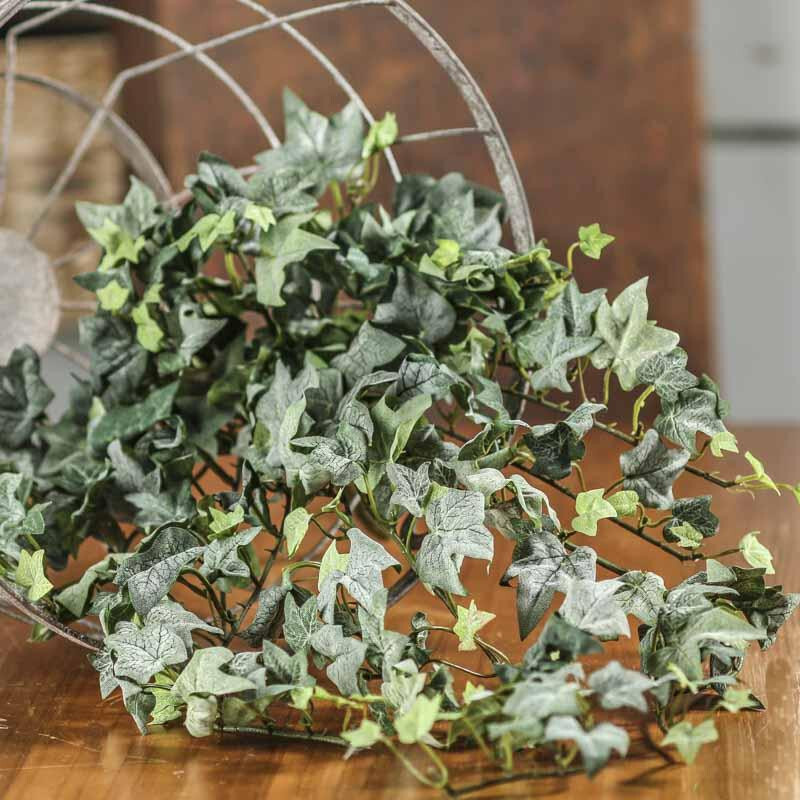 Set of 2 Lightly Flocked 21-1/2″ Artificial Variegated Greenery Bushes