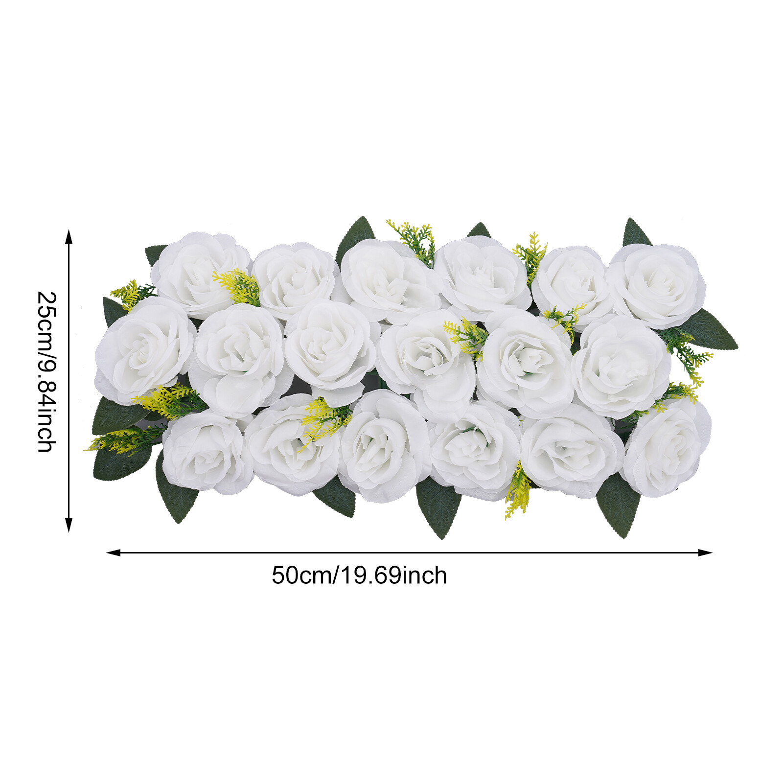 Wedding Dining Table Flower Centerpiece Floral Arrangement 10 Pieces White Roses