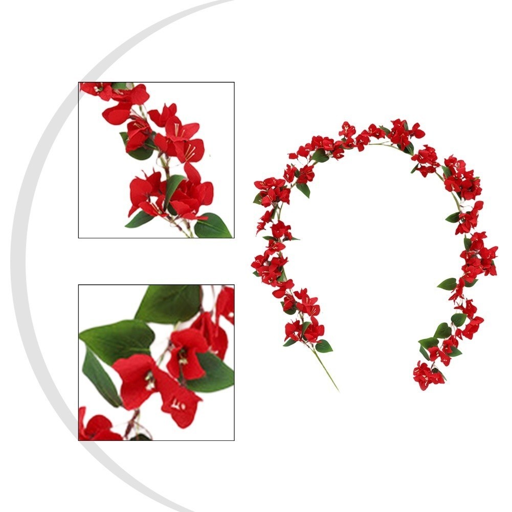 Artificial Delphinium Silk Flower Vine 210 cm for Indoor and Outdoor Door Decor