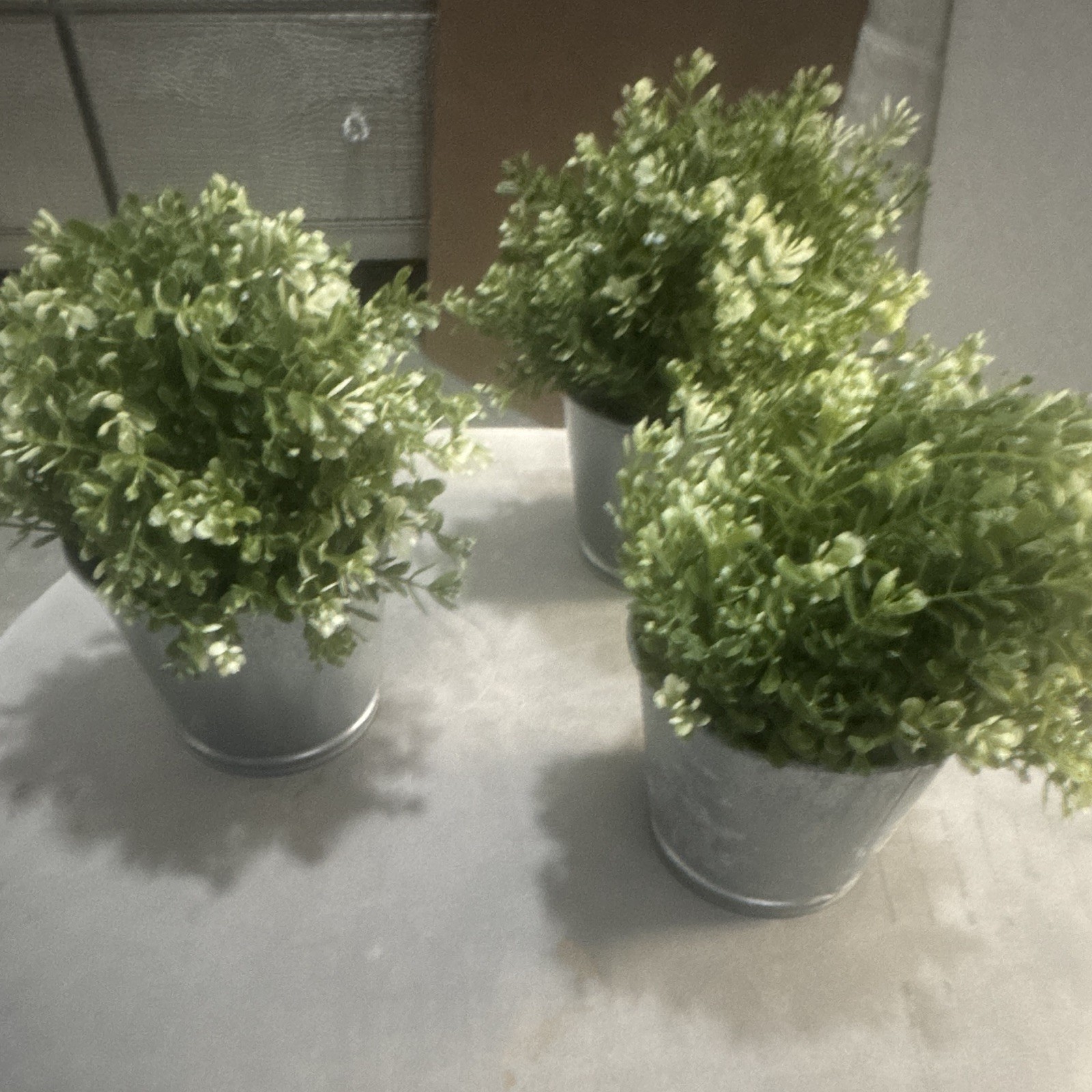 IKEA FEJKA Artificial Green Potted Plant Leaf & Foliage, Plastic, Metal Pot