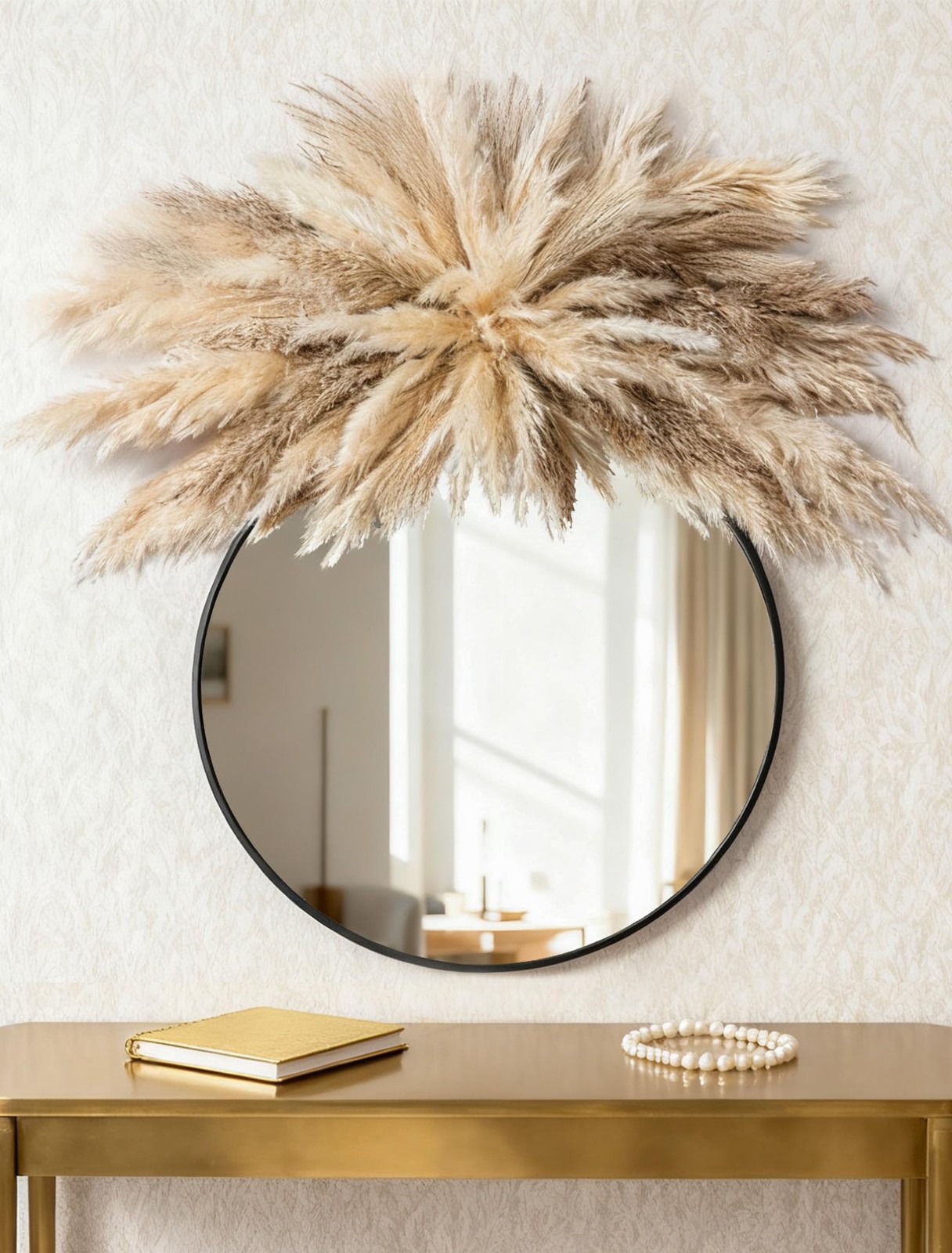 Pampas Grass Wall Decor 20–30in Dried Flowers Boho Hanging Kit