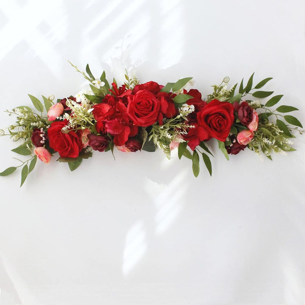 Captivating Beauty Artificial Rose Flower Swag for Indoor and Outdoor Use