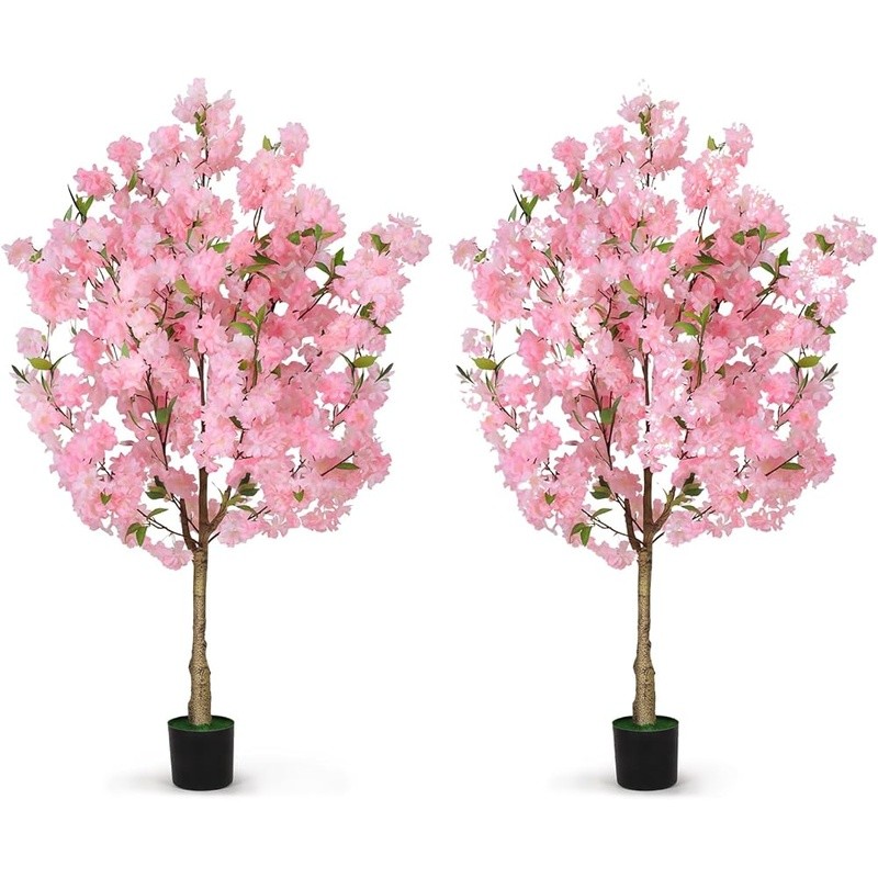 Realistic Cherry Blossom Tree Indoor Decoration Easy Assembly Wedding Decor New