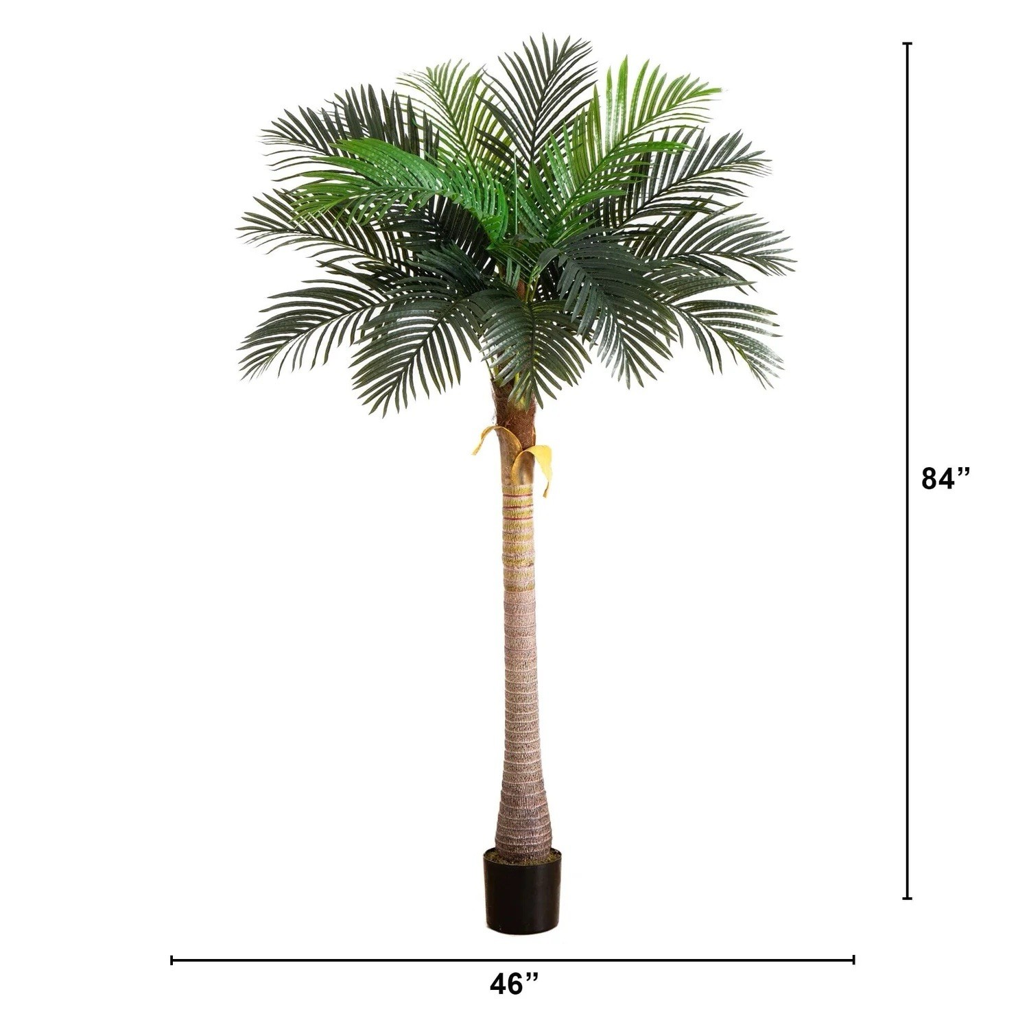 7’ Artificial Coconut Palm Tree. Retail $194