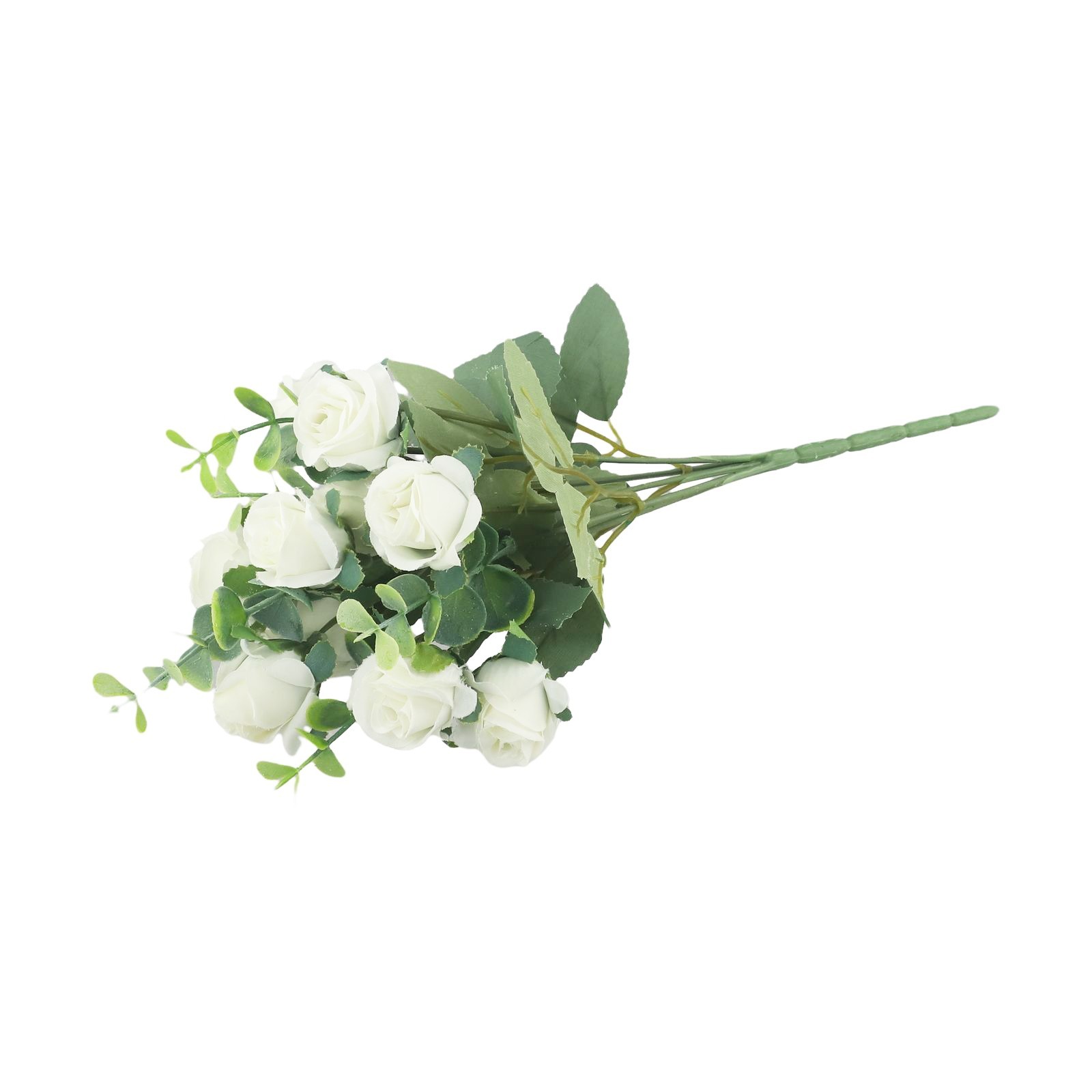 Realistic Silk Bouquet for Wedding Decor 10 Heads Artificial Flowers