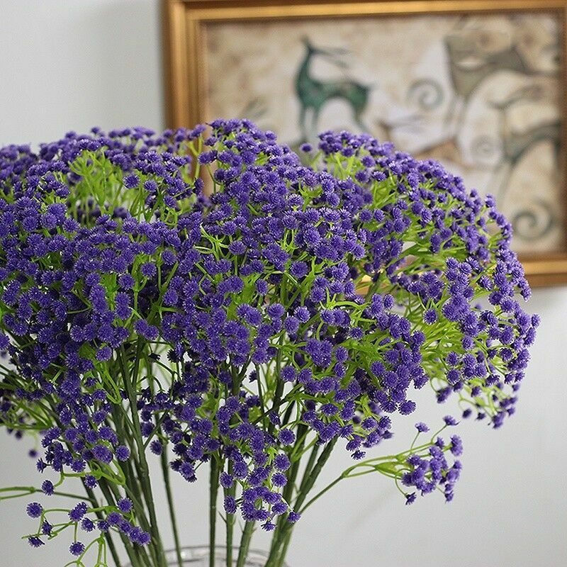 5/10/20 Stems Artificial Baby Breath Gypsophila Flowering Branches Home Decor