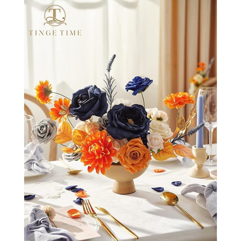 DIY Artificial Flower Box Set Bouquets Crafts Weddings Decorations Gifts New