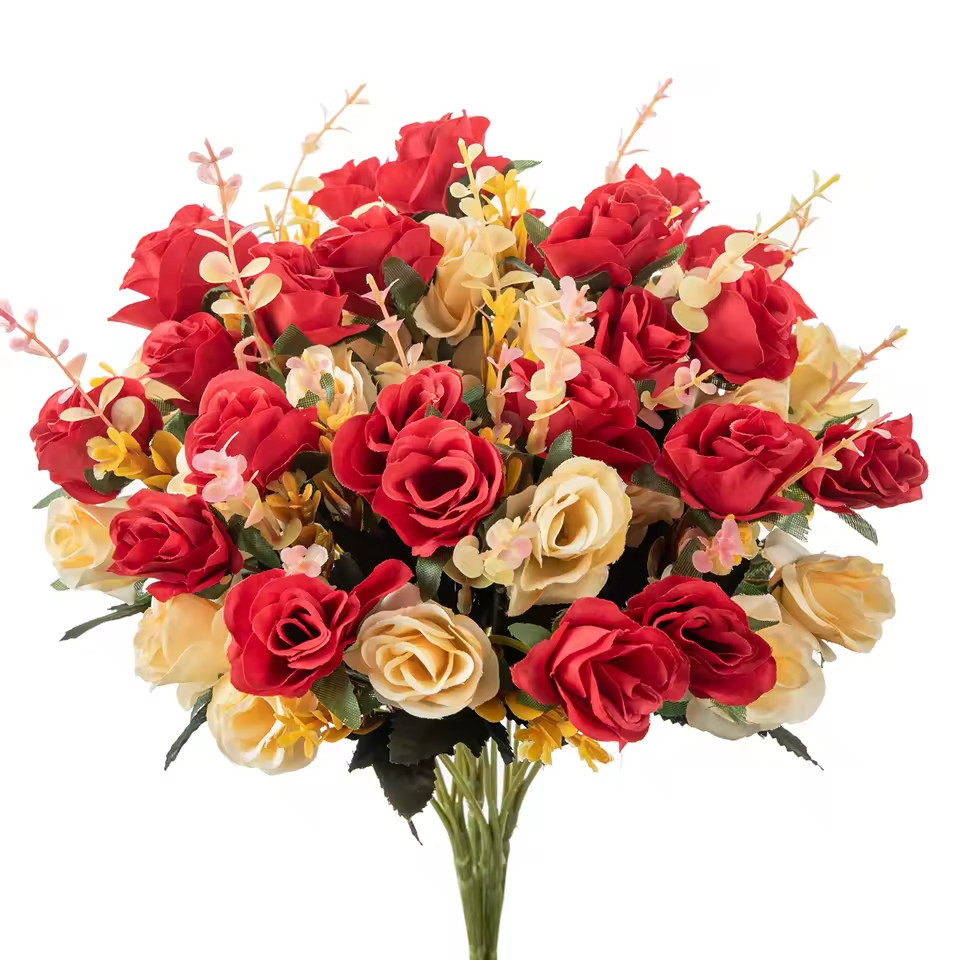 3pcs Silk Peony Artificial Fake Flowers Home Wedding Party Decor