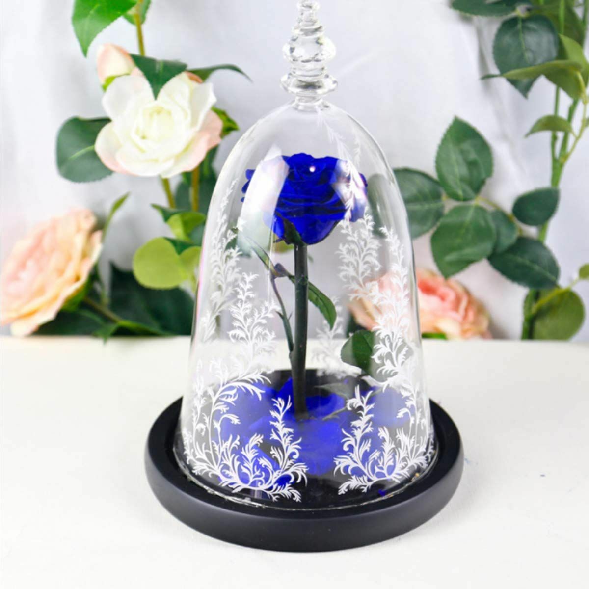 Eternal Rose Flowers In Glass Christmas Love Mothers Valentines Day Gifts Womens