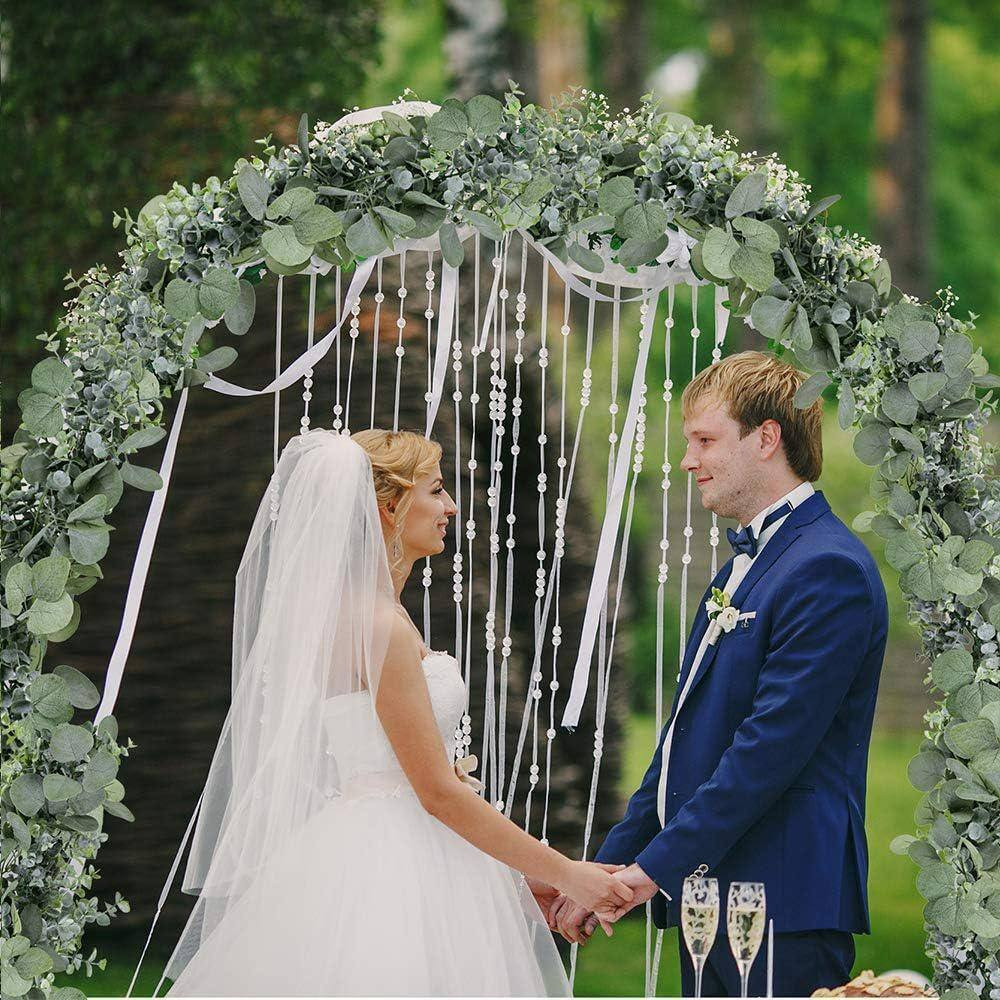 5.9 Ft. Green Artificial Silver Dollar Eucalyptus Garland