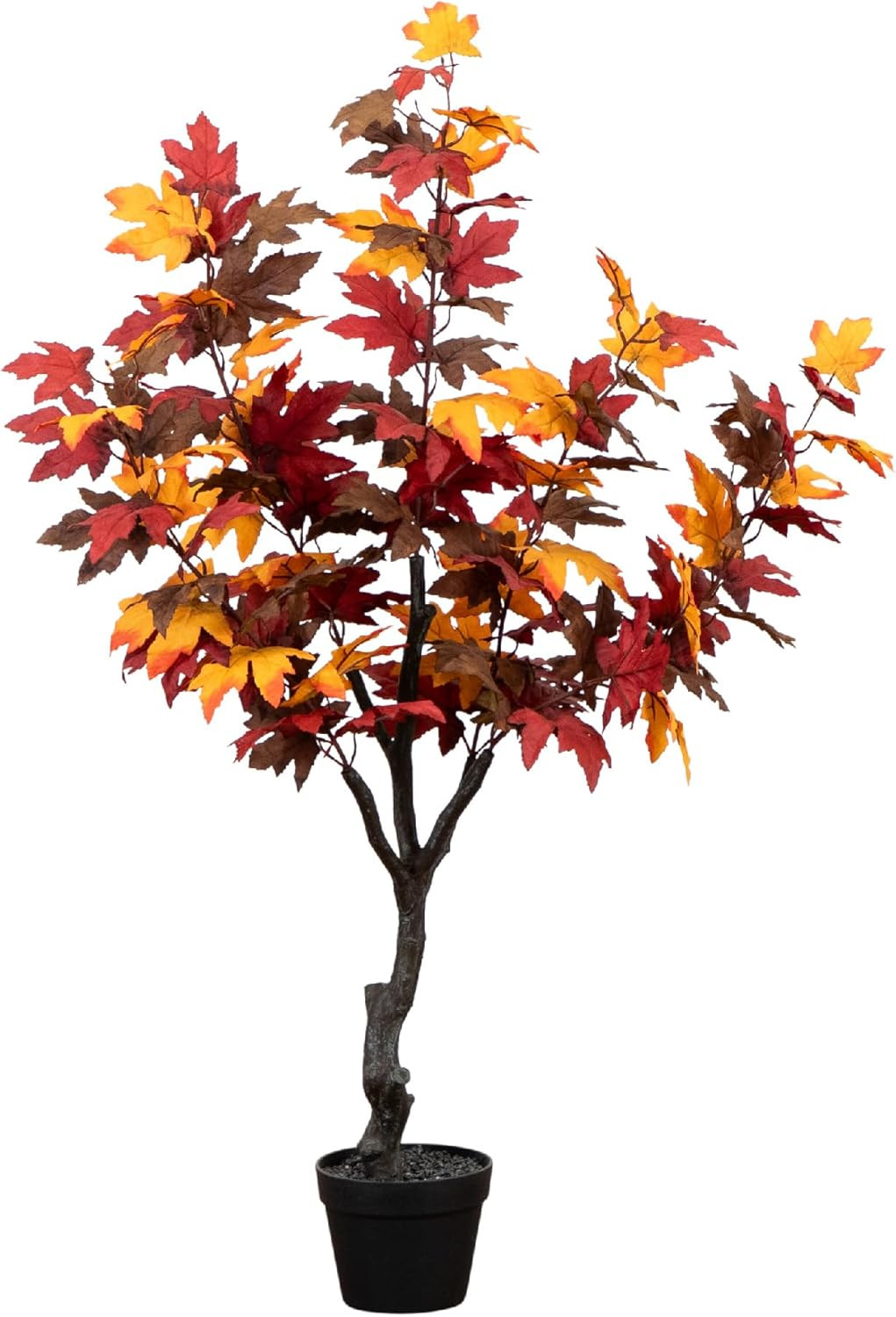 52″ Autumn Smoky Maple Artificial Fall Tree for Home Decor