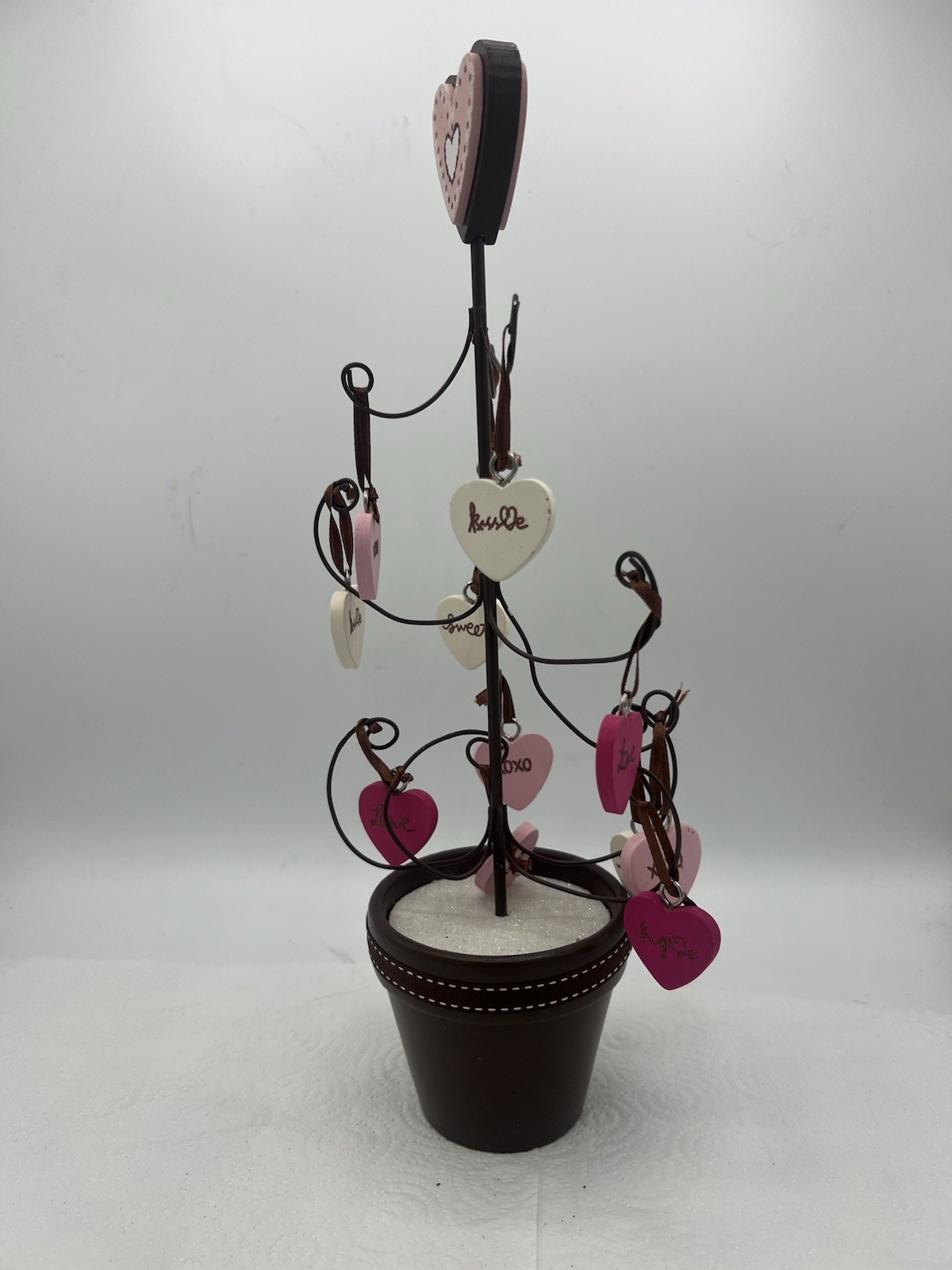 Valentine Tree, Valentines Day Centerpiece for Table, Valentine Decoration 13”