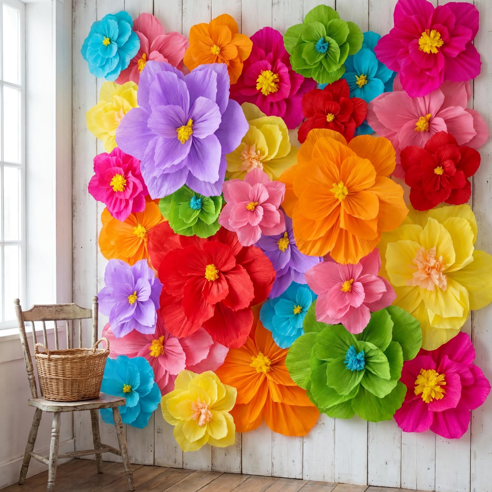 Giant Paper Flowers Artificial Large Paper Flower Decoration for Handcrafted …