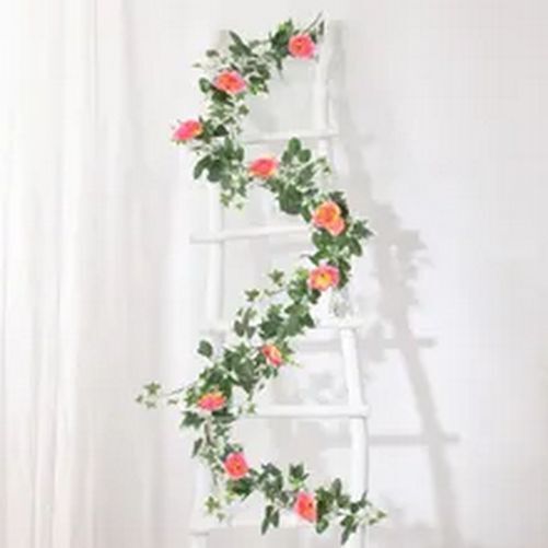 Artificial Rose Flower String Vine Plant – Wedding Home Garden Hanging Decor NEW
