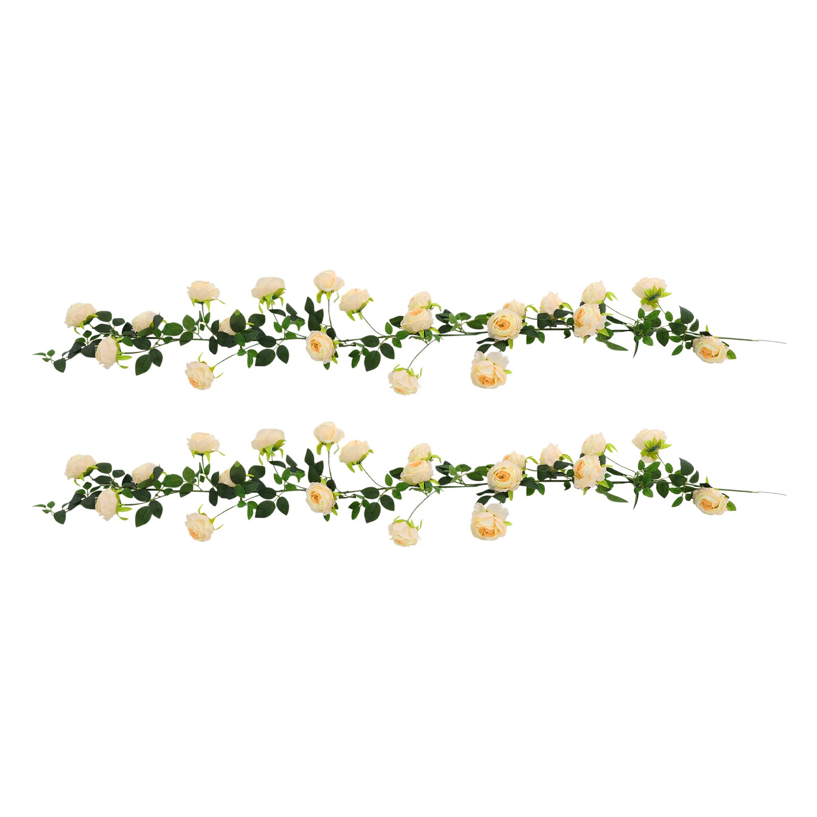 Artificial Flower Garlands Champagne Color Flower Vine Garden Wedding Decoration