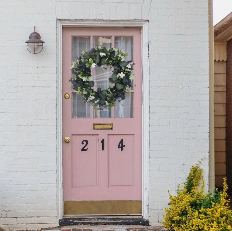 Eucalyptus Wreath Front Door Greenery Garland Garden Christmas
