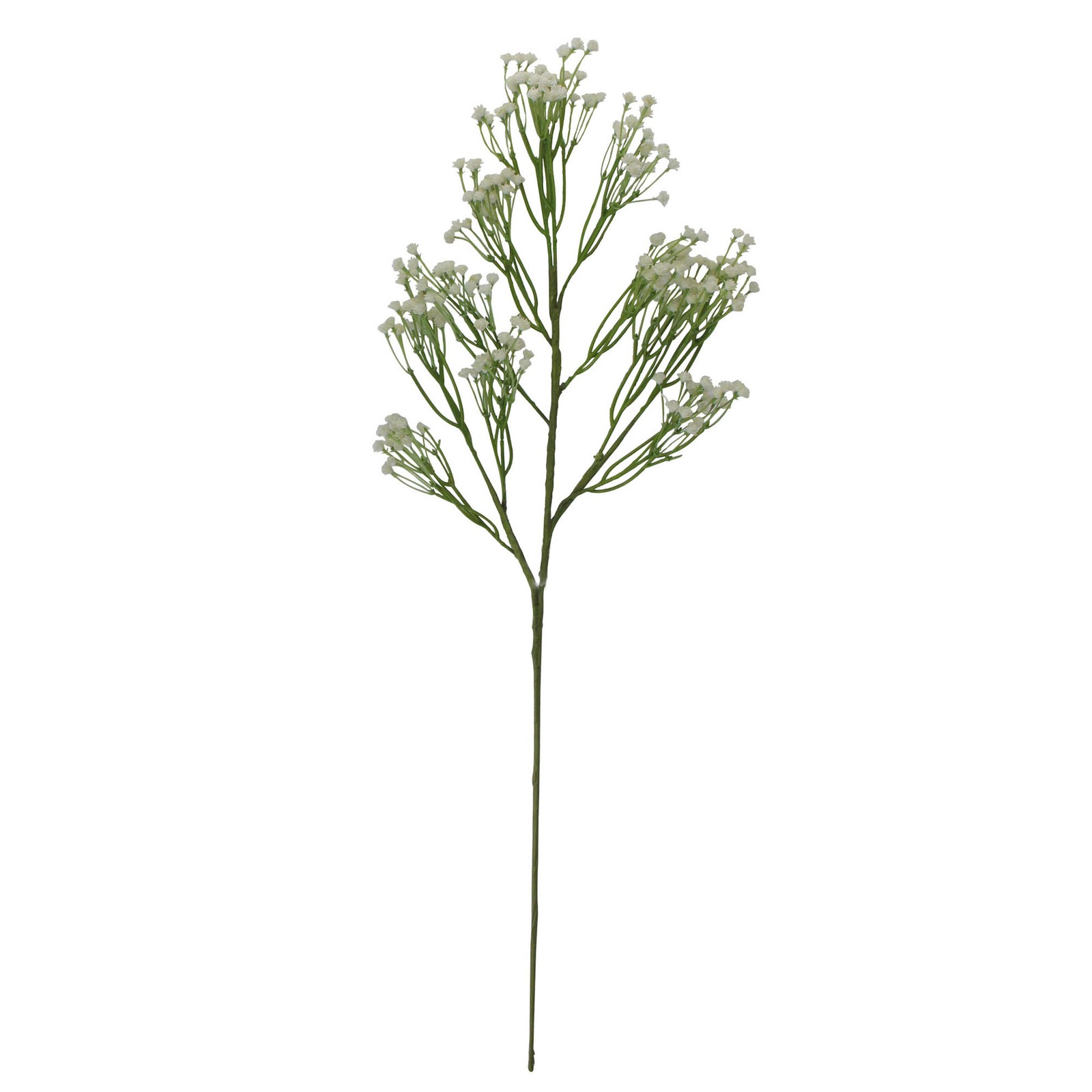 Select Artificials 24″ Dove White Green Gysophila Artificial Stem Flower Spray