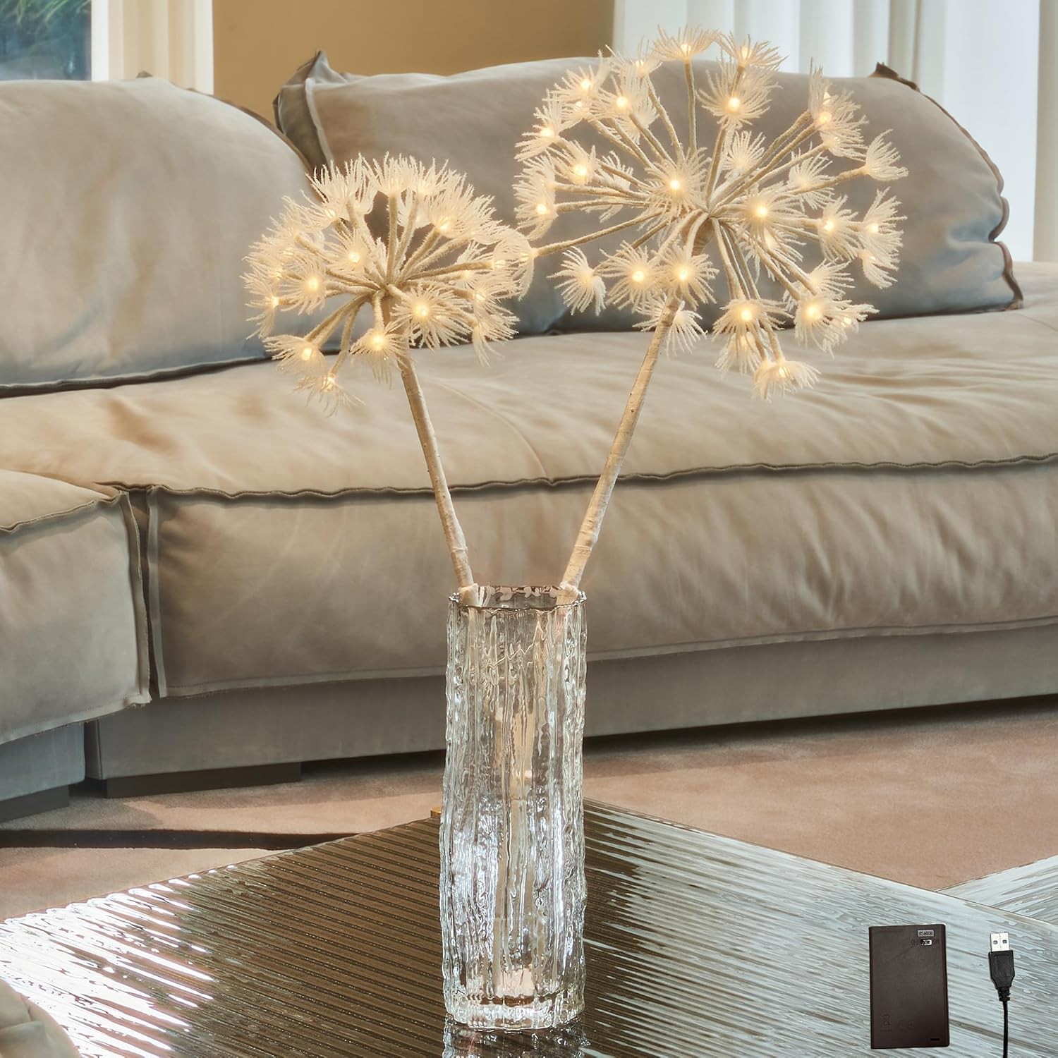 Ramas Decorativas LED 27in con Temporizador