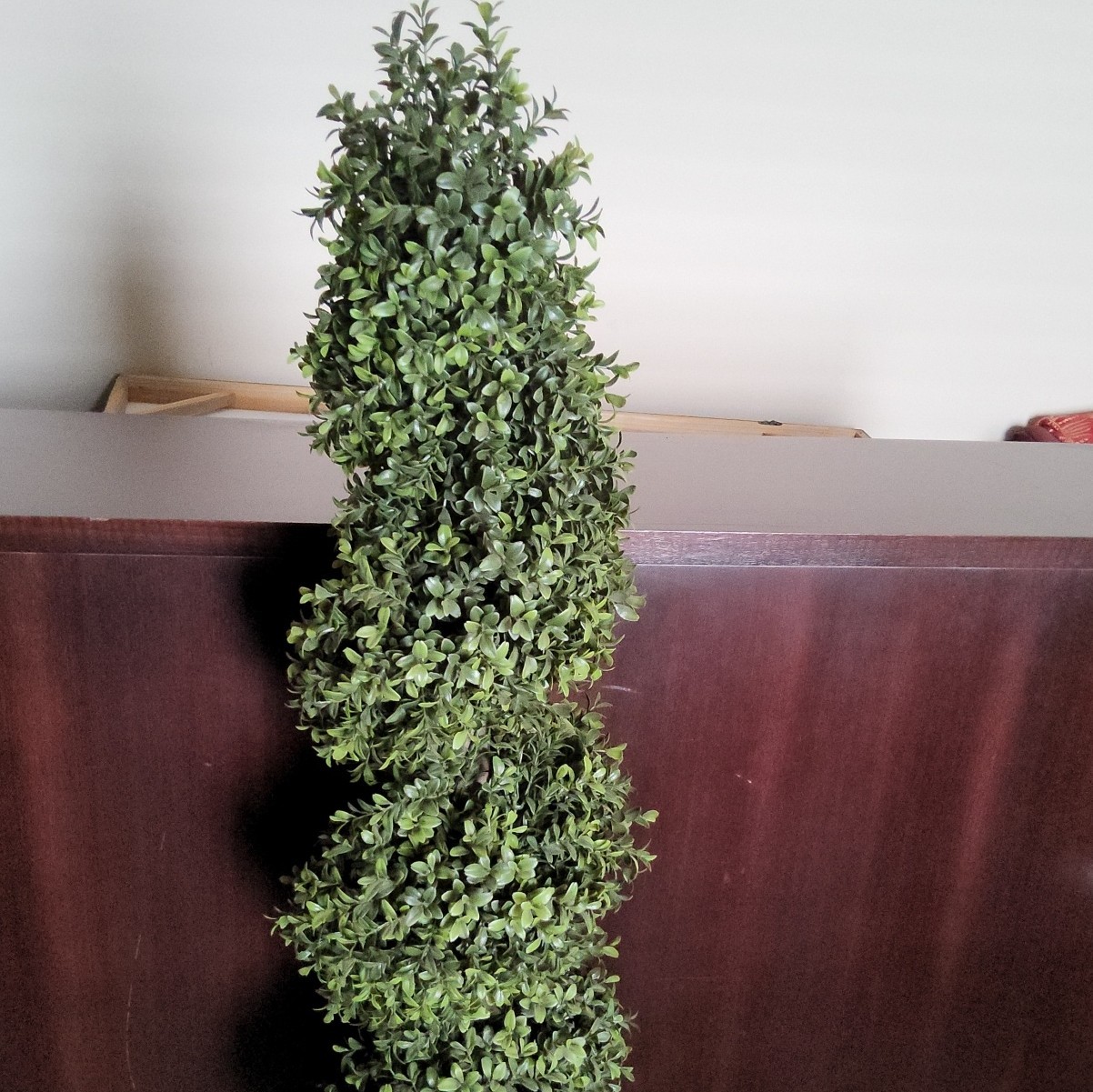 5ft Spiral Topiary Trees Artificial Outdoor UV Resistant Faux Boxwood Home Decor