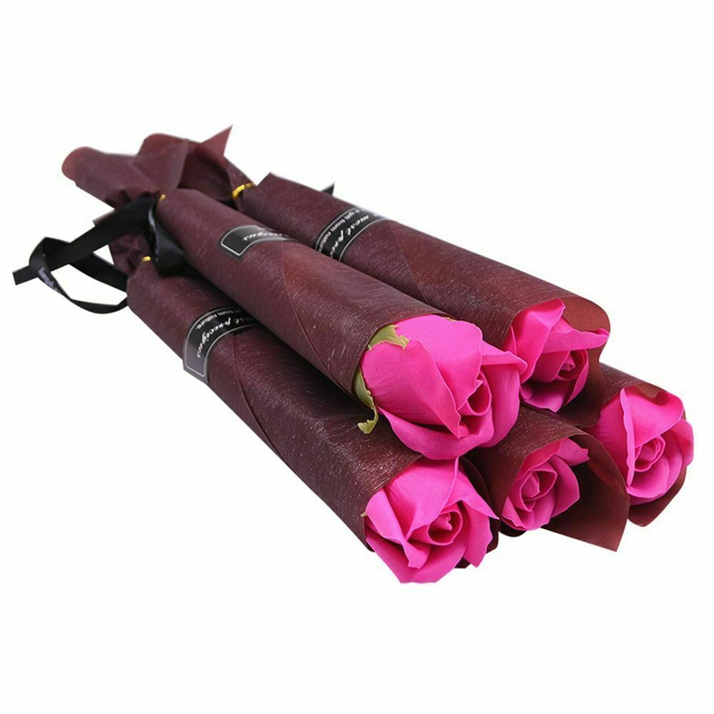 5pcs Soap Rose Artificial Flower Girl Friend Valentine’s Day Gift Anniversary