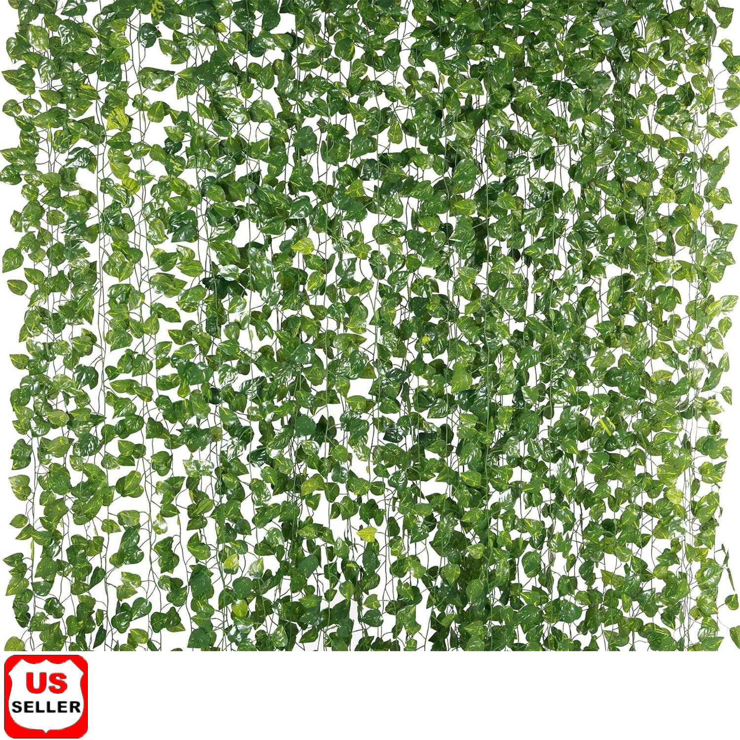 Artificial Ivy Grass Leaf Plants Fake Hanging Garland Vine Grape Leaf Home Decor