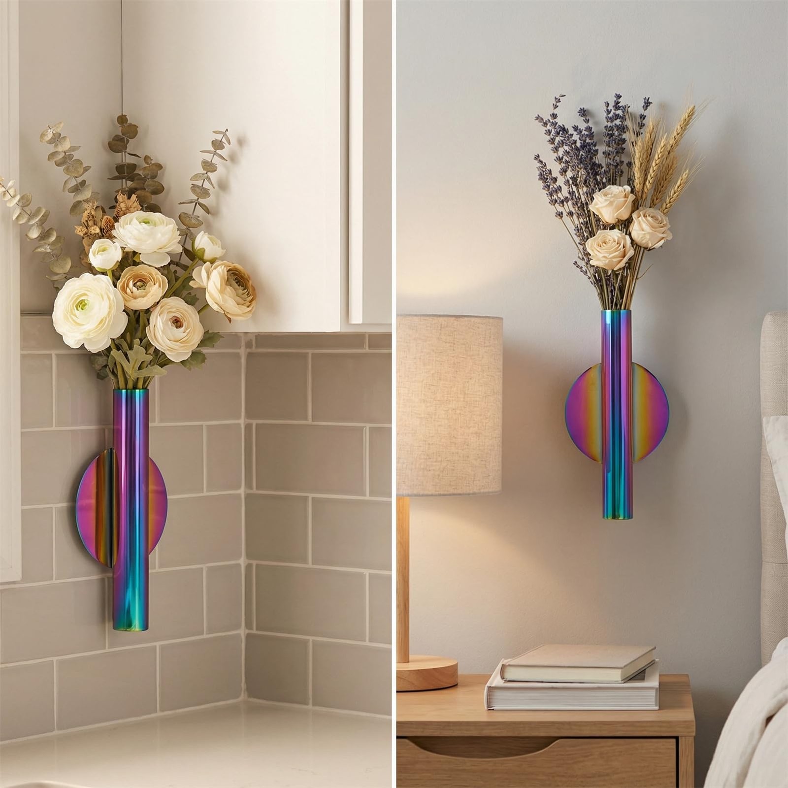Artificial Flowers Metal Tube Decoration Holder Used to Display Faux Flowers,…