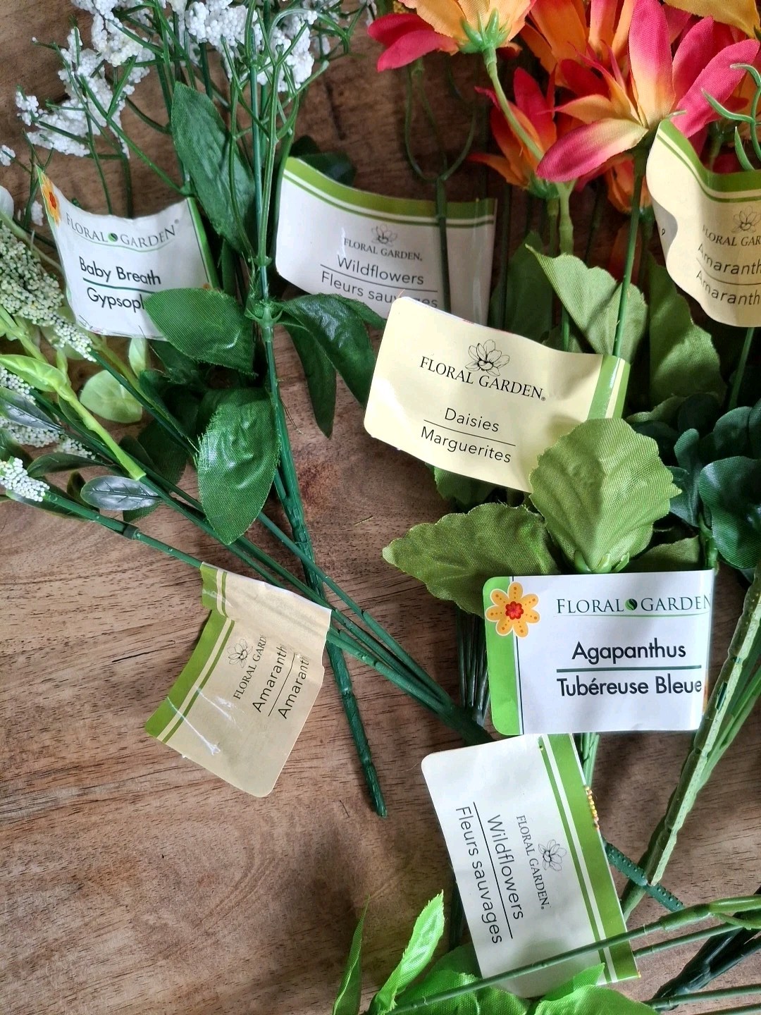 Artificial Flowers Bundle. Daisies, Babies Breath, Amaranthus, Lilies,…