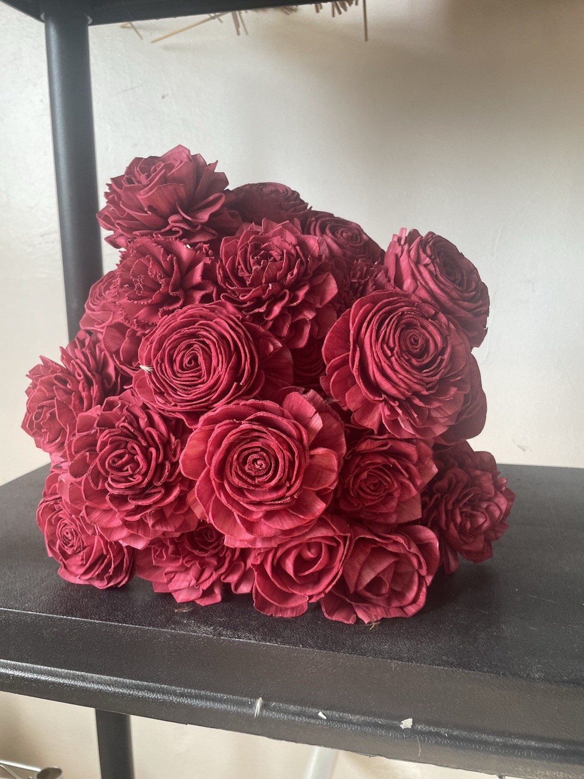 Handmade Wooden Rose Flower Bouquet