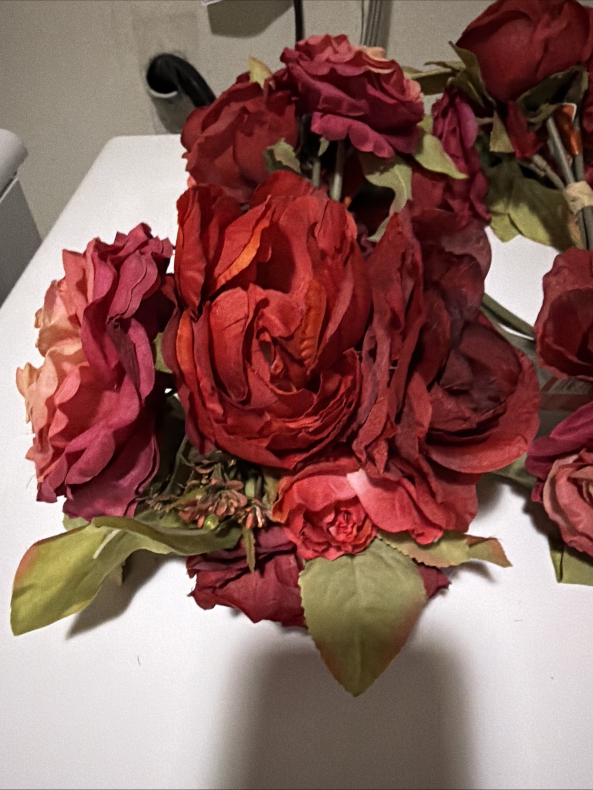 ASHLAND FALL 6 BOUQUET SET ROSS & RANUNCULUS Bouquet Home Party Decor