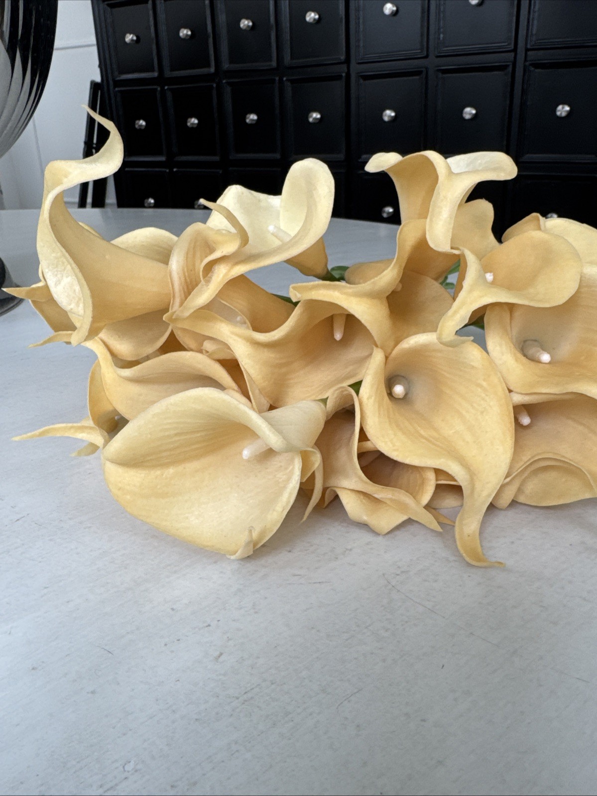 (24) Real Touch Artificial Calla Lily Flower Arrangement Bouquet