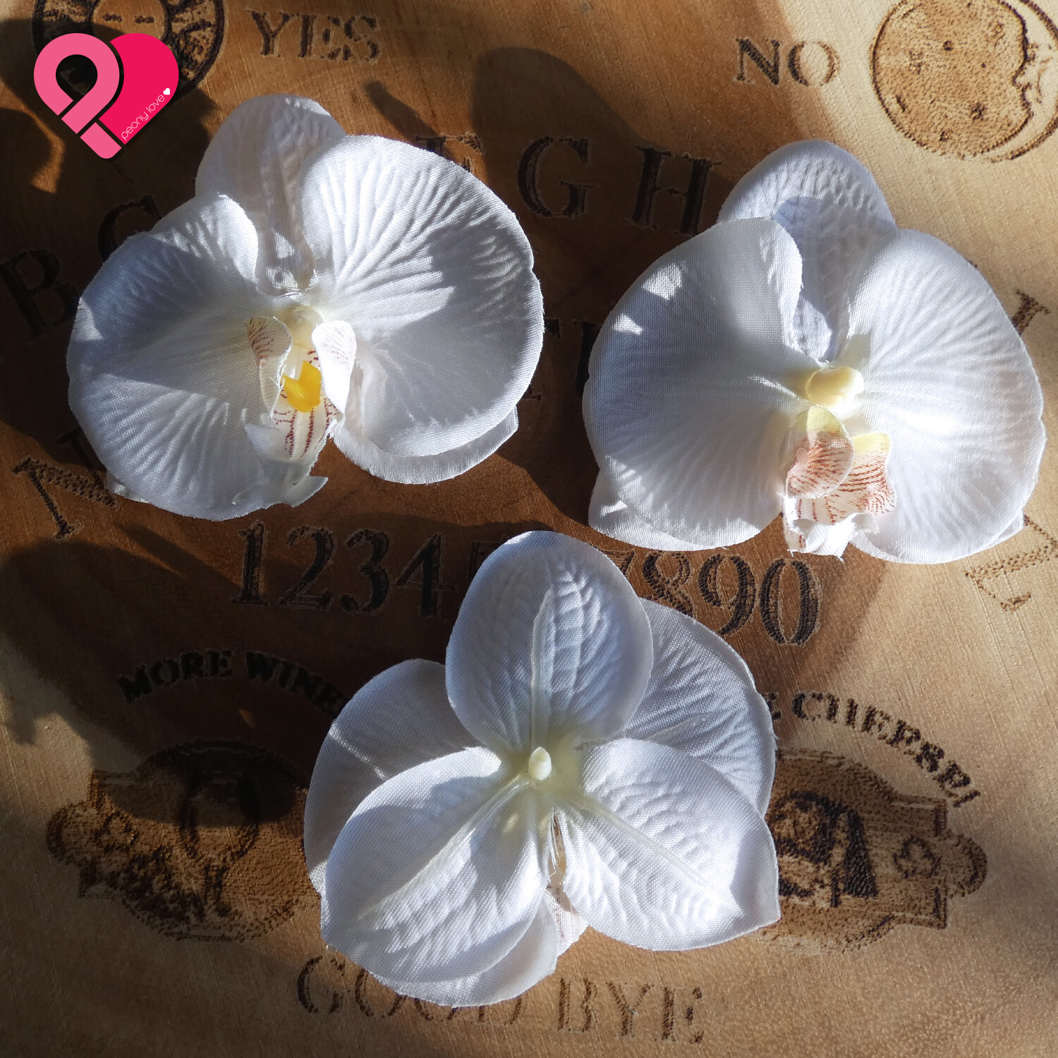 Jumbo Artificial Butterfly Orchid Silk Flower Wedding Party Phalaenopsis Bouquet