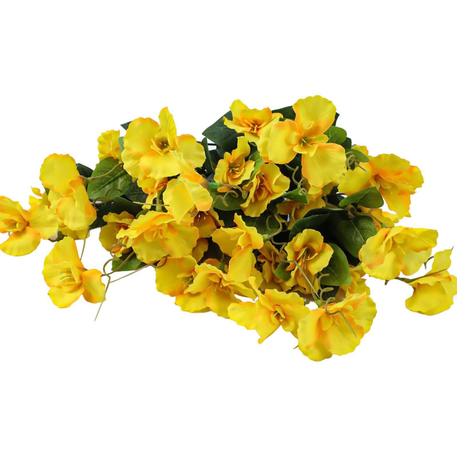 8 Bundles 16 5in Artificial Hibiscus Flowers for Indoor Outdoor For Decor