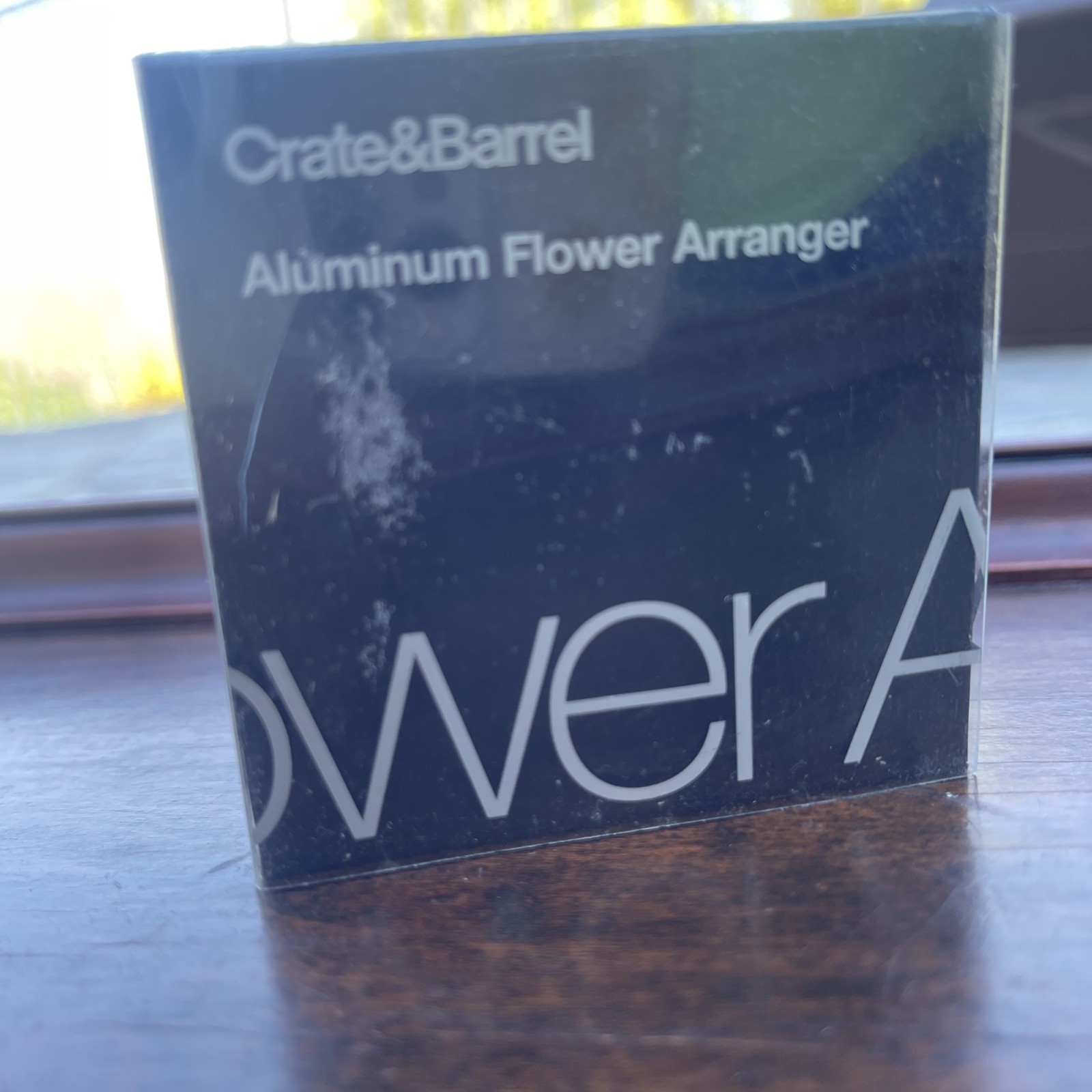 Flower Floral Frog 2.5 Inch Crate & Barrel Round Spiked Aluminum Flower aranger