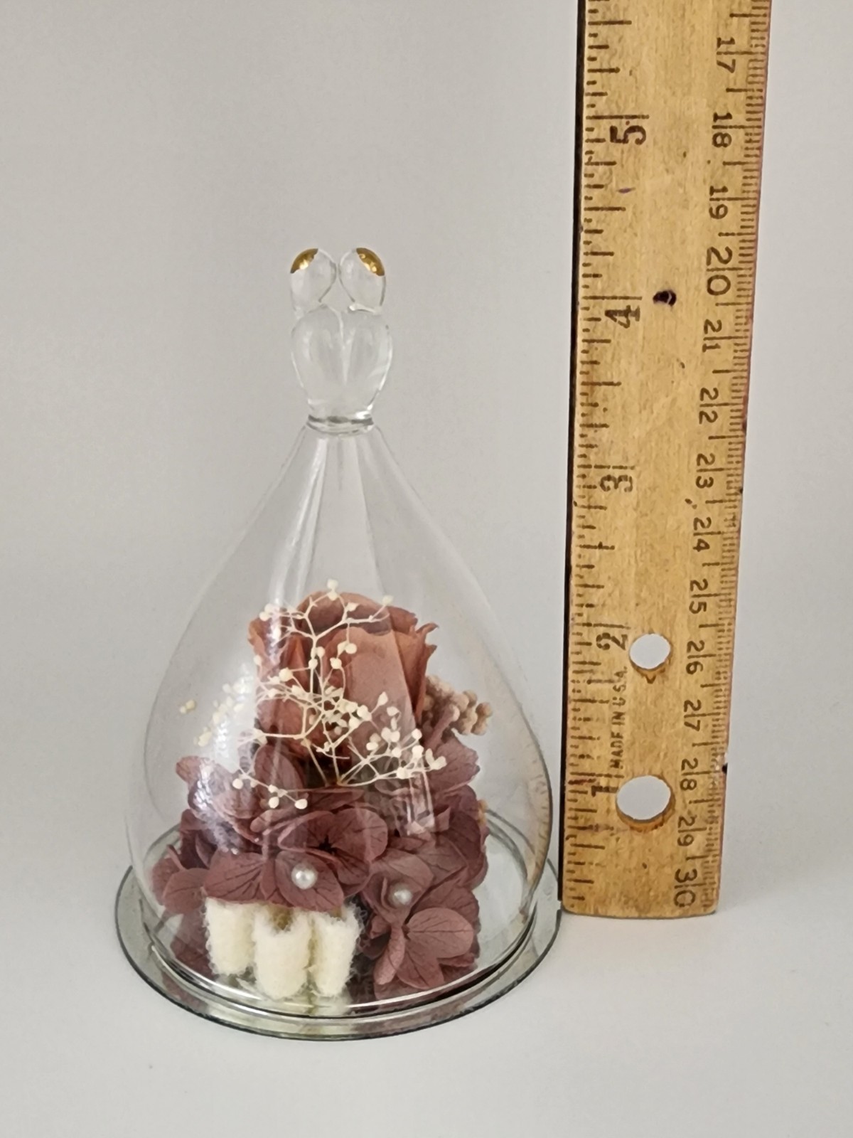 Hoomna Gemini Girl Eternal Rose in Glass Dome *GREAT GIFT*