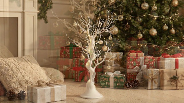 30” Tall Manzanita Tree Branch Centerpiece for Weddings & Events – Tabletop Deco