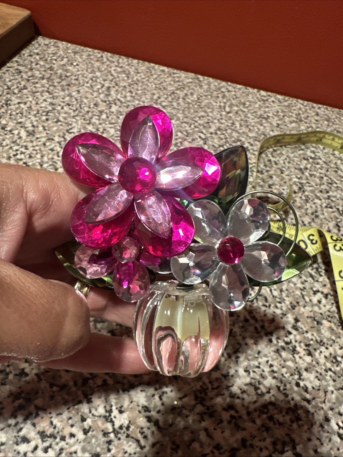 Bouquet Flowers Acrylic And Metal SH7